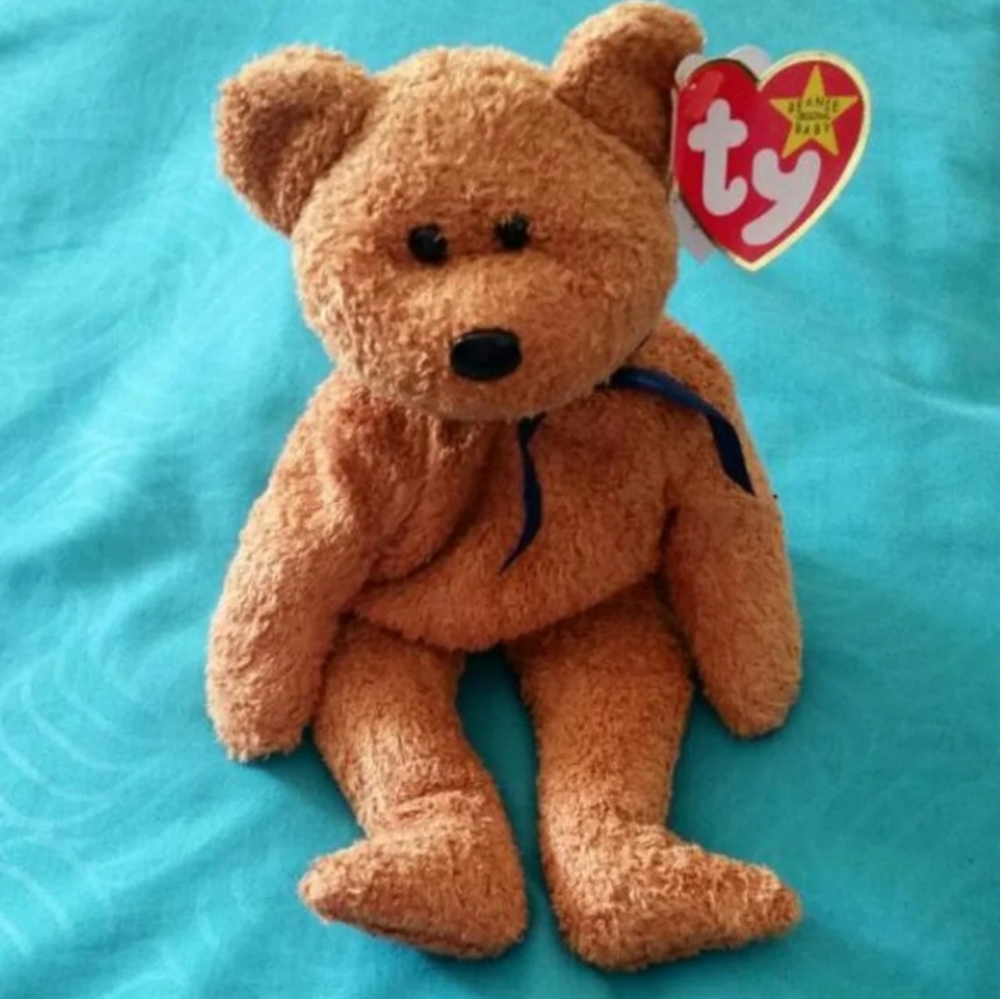 Fuzz Bear Beanie Baby